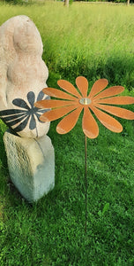 Gartendeko Metallfigur - Blume