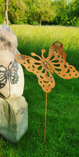 Gartendeko Metallfigur - Schmetterling